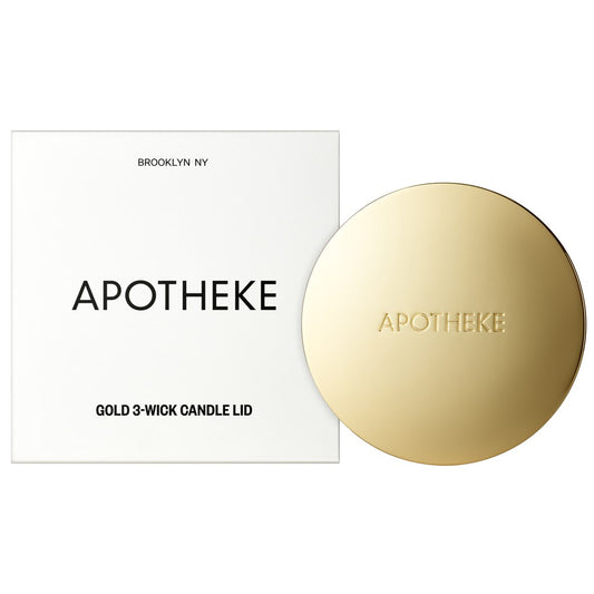 Gold 3-Wick Candle Lid