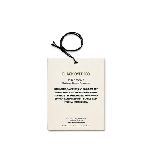 Black Cypress Air Freshener