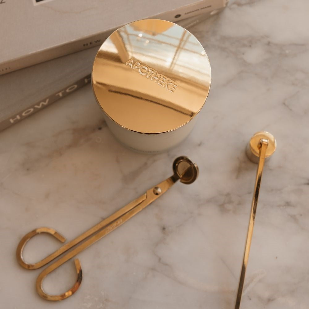 Gold Classic Candle Lid